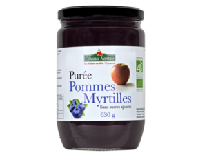 Purée de pommes myrtilles - 630g