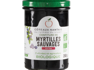 Confiture de myrtilles sauvages - Extra - 260g